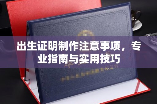 轮台出生证明制作注意事项，专业指南与实用技巧