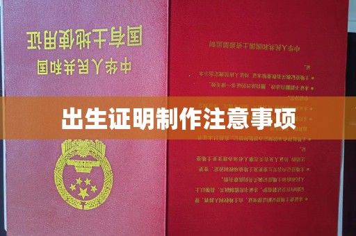 轮台出生证明制作注意事项