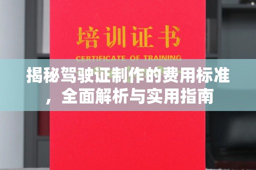轮台揭秘驾驶证制作的费用标准，全面解析与实用指南