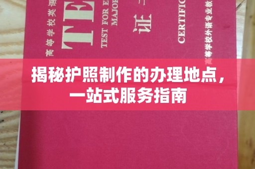 轮台揭秘护照制作的办理地点，一站式服务指南