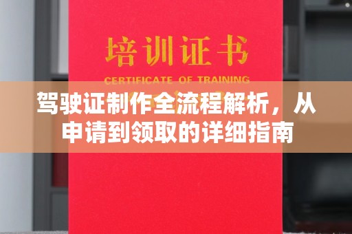 轮台驾驶证制作全流程解析，从申请到领取的详细指南